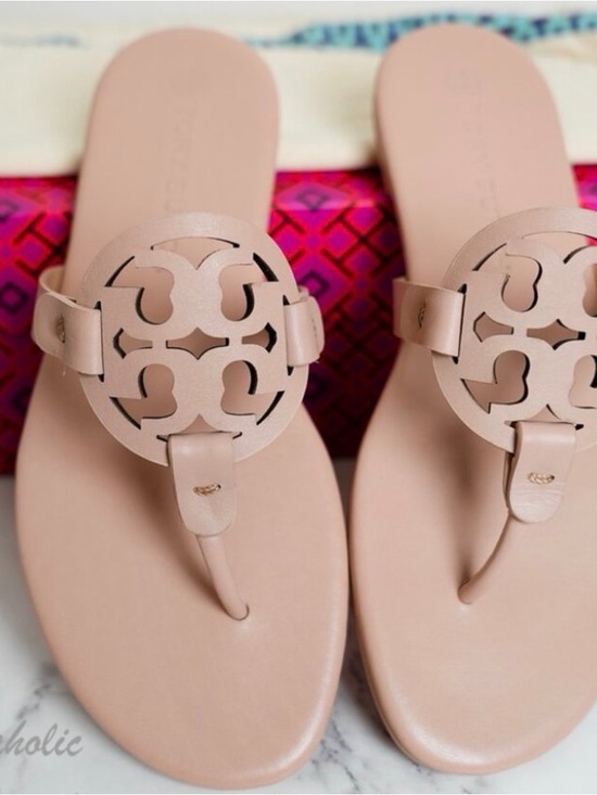 Tory Burch Shoes - Tory Burch Miller Sandals in Light Sand. Size 8.5